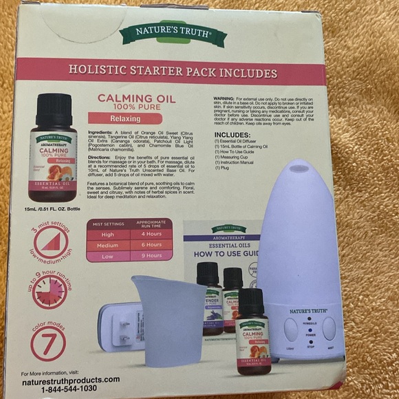 Natures Truth Aromatherapy Essential
Oil Diffuser- Never Used - Picture 4 of 11